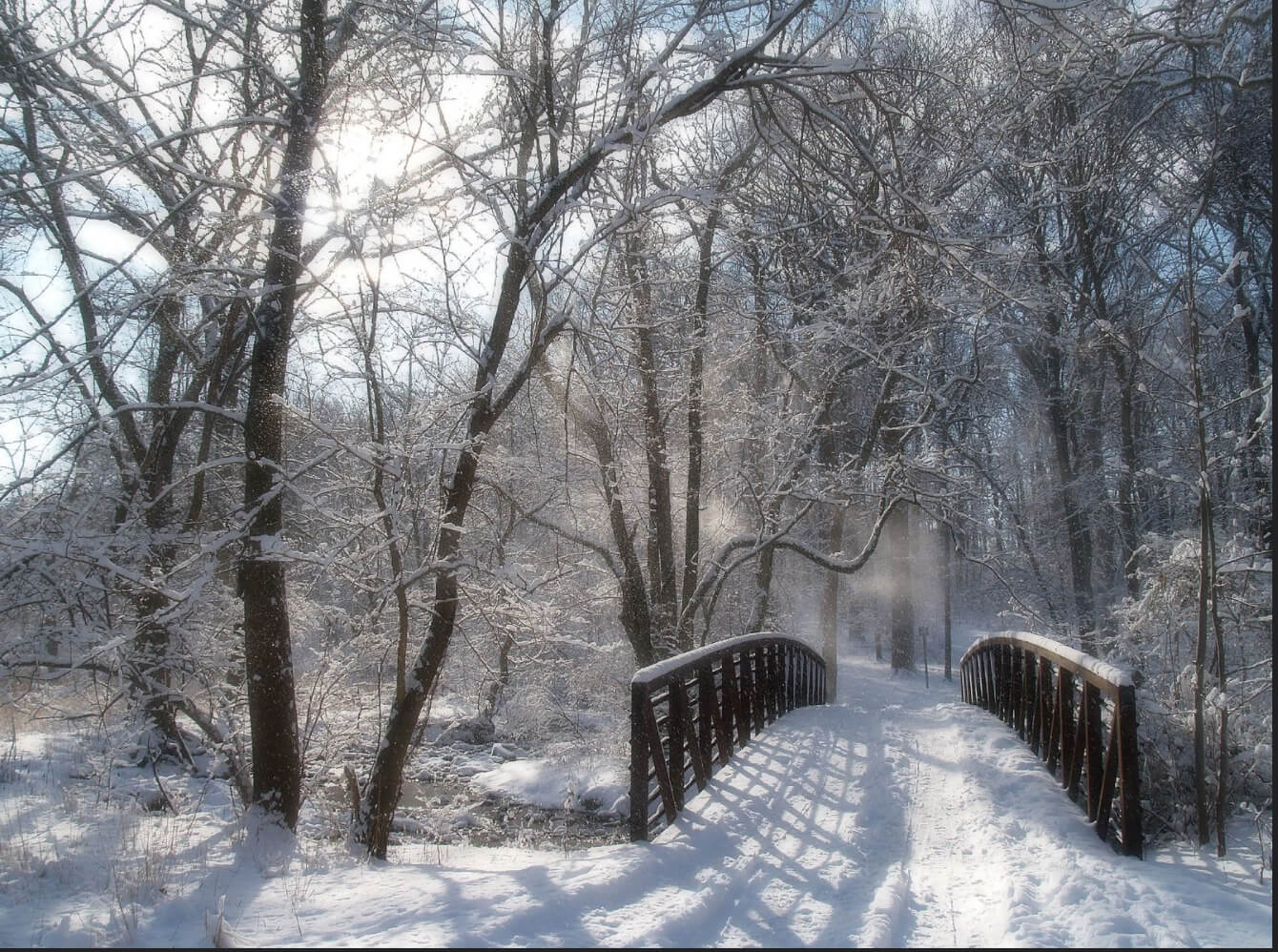 Vorspiel zum Weihnachtlied Liese rieselt der Schnee