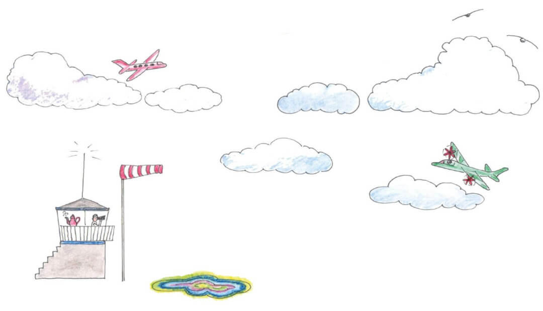 &Uuml;ber den Wolken
