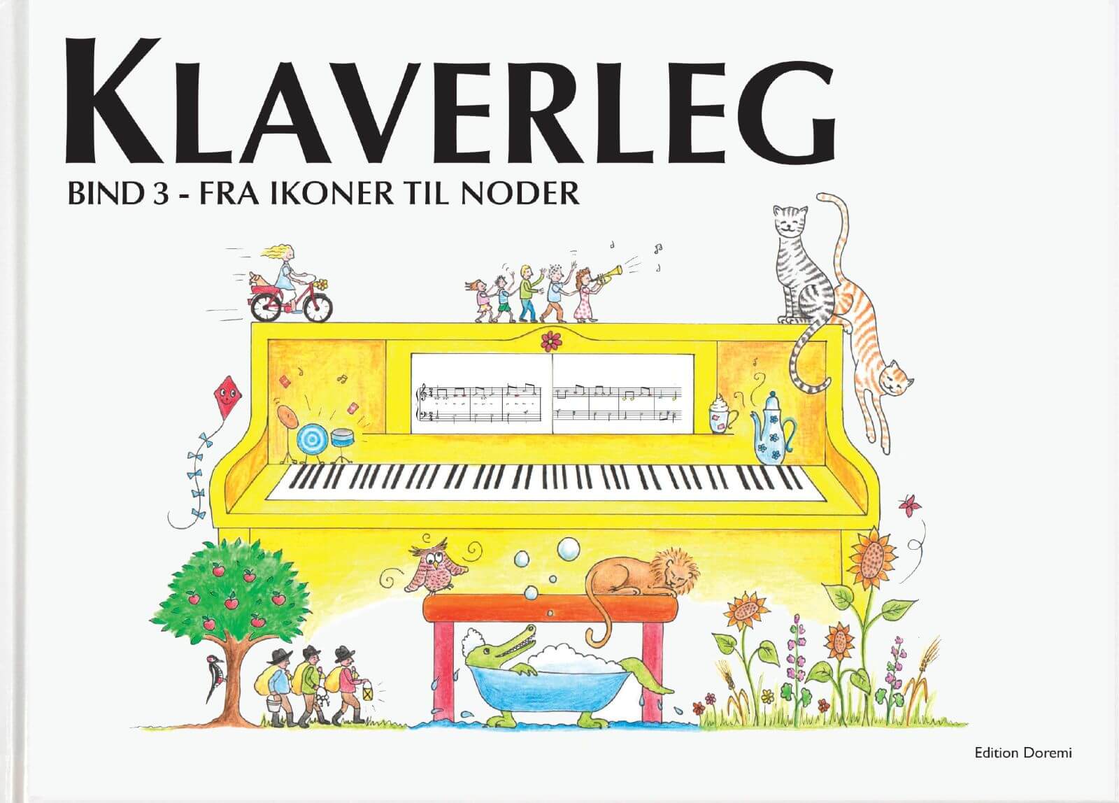 Bind 3: Klaverleg fre ikoner til noder