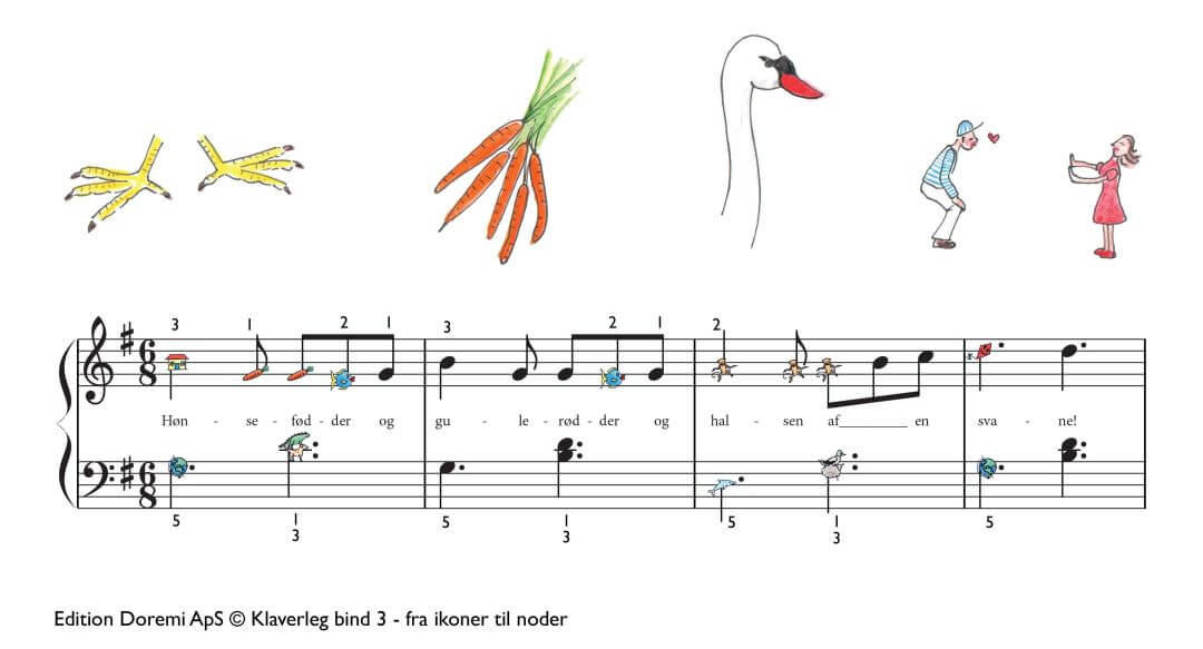 Hønsefødder og gulerødder