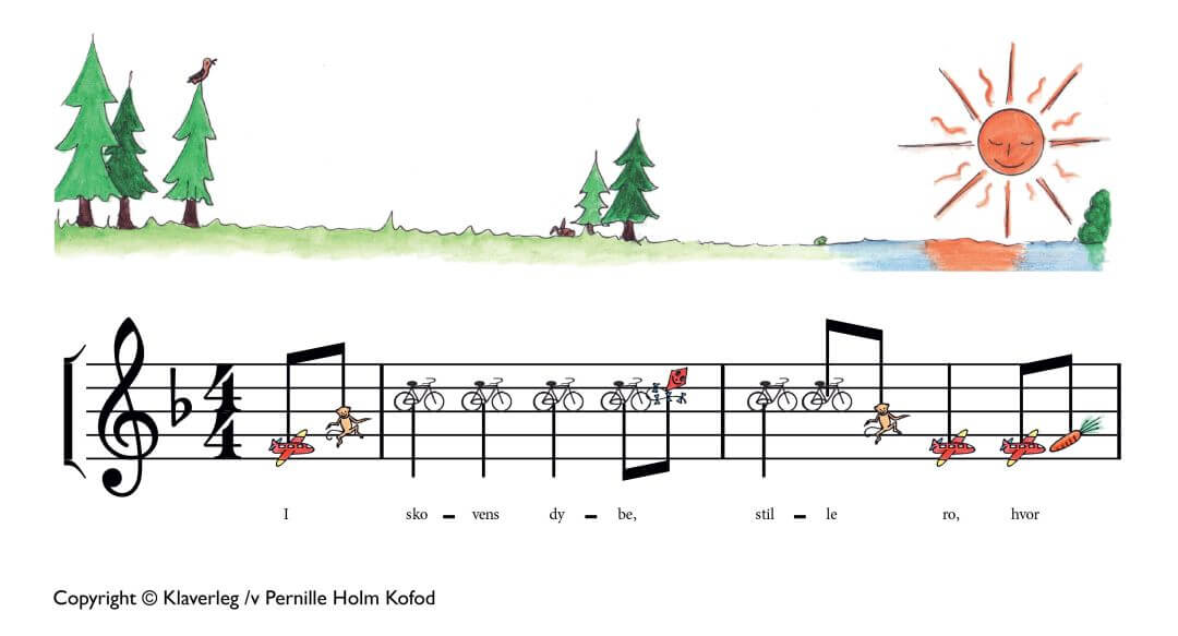 I skovens dybe stille ro