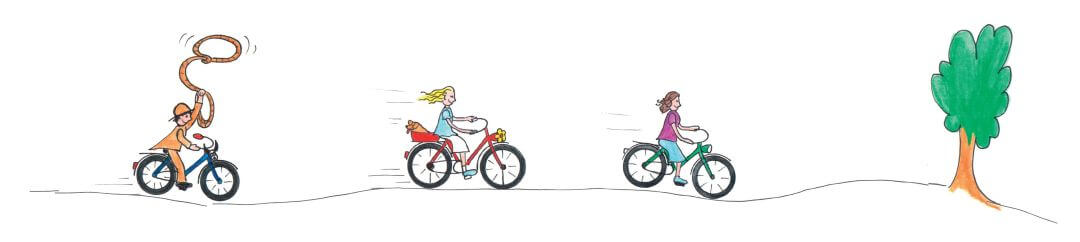 Jeg er saa glad for min cykel