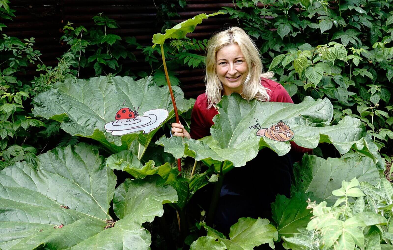 Mariehønen Evigglad som klaverlegskaraoke
